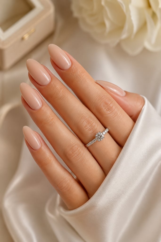 21 Elegant Engagement Nail Ideas for Brides