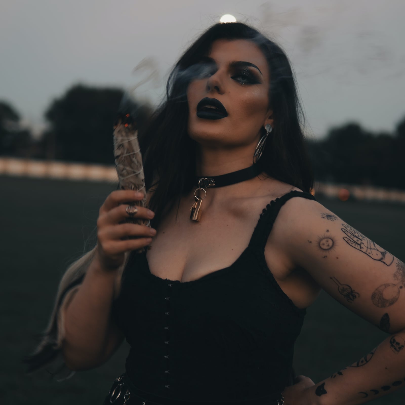 Ribbed Knit Tank Top with Corset Lacing Ribbed Knit Tank Top with Corset Lacing — Goth Style Ideas