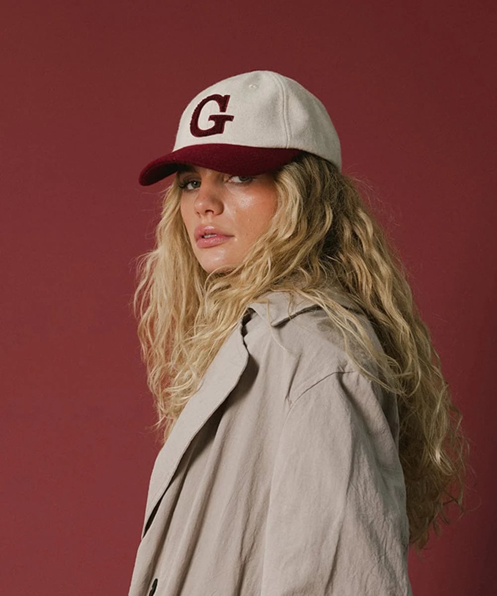 Thick Wavy Blonde Air-Dried with Baseball Cap — Hair Ideas with Hat