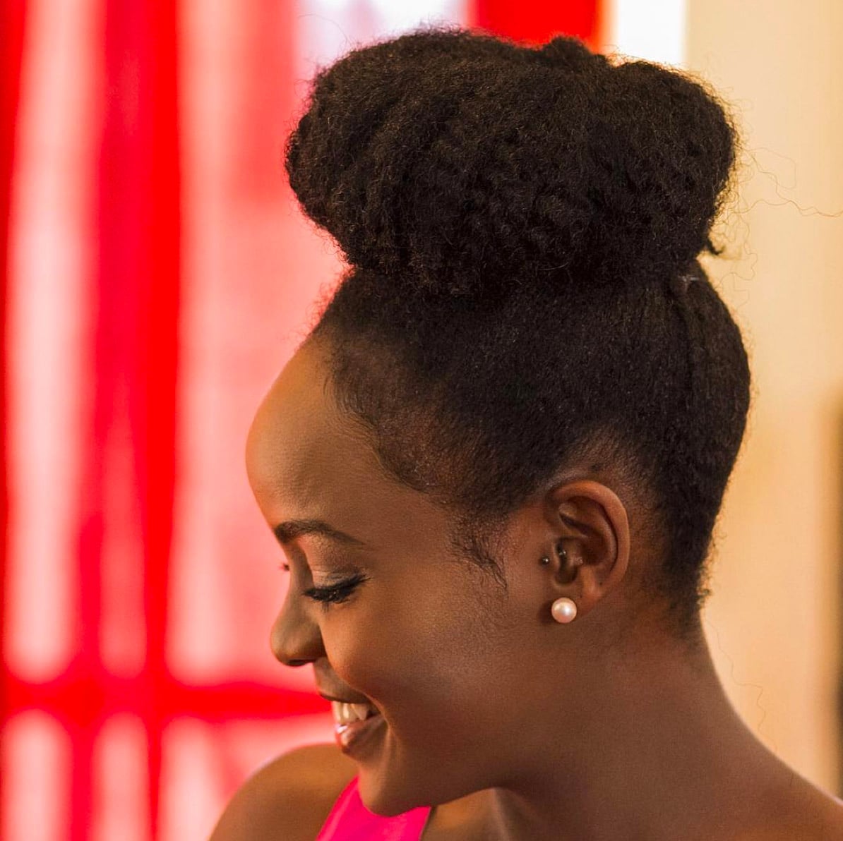 High Voluminous Coily Bun High Voluminous Coily Bun — Natural Bun Ideas
