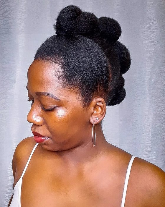 Mohawk Style Bun Updo Mohawk Style Bun Updo — Natural Bun Ideas