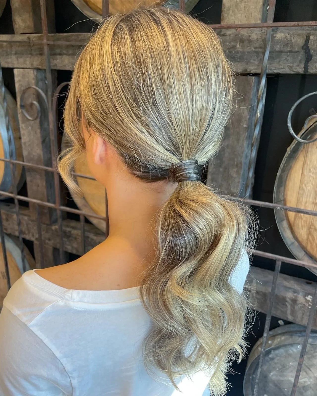 Collarbone Ponytail Wrapped Base Collarbone Ponytail Wrapped Base — Quick Weave Ponytail Ideas