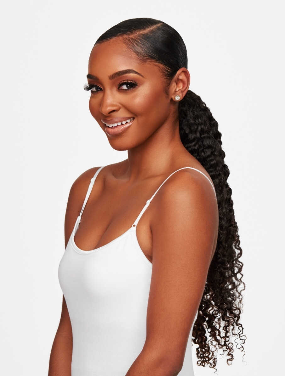 Front View High Ponytail With Waves Front View High Ponytail With Waves — Quick Weave Ponytail Ideas