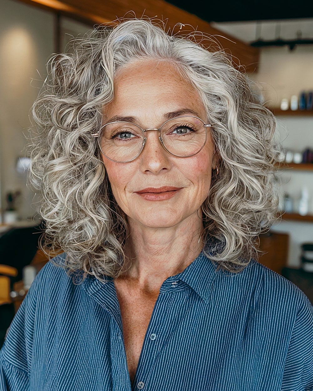 Voluminous Collarbone Layered Lob Voluminous Collarbone Layered Lob — Simple Curly Hair Cuts