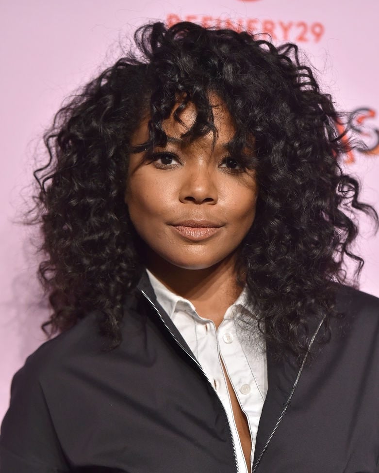 Shoulder Length Dark Brown With Curtain Bangs Shoulder Length Dark Brown With Curtain Bangs — Simple Curly Hair Cuts