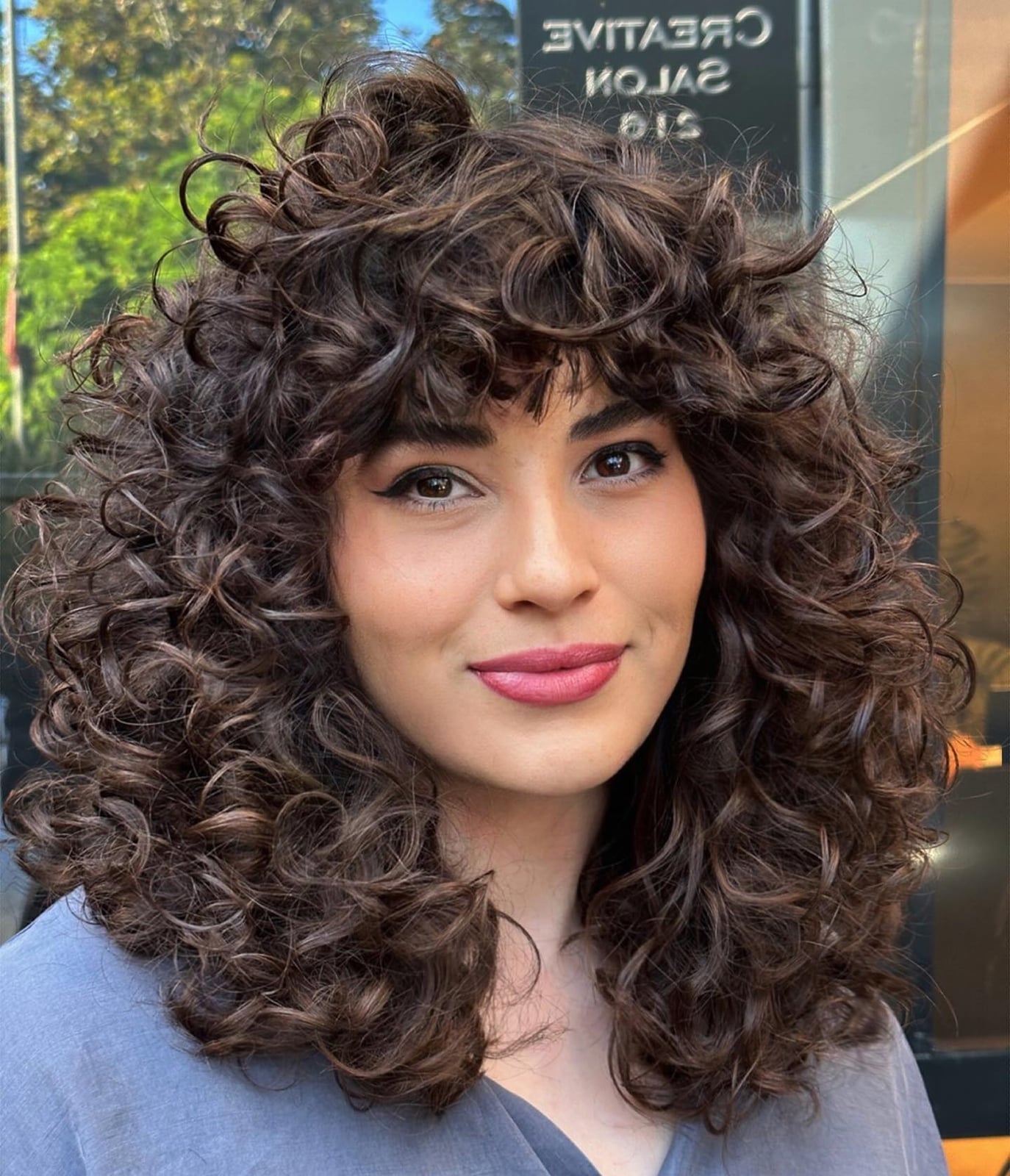 Collarbone Layers With Natural Volume Collarbone Layers With Natural Volume — Simple Curly Hair Cuts