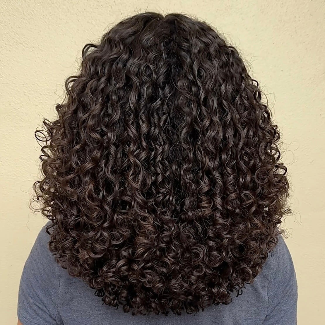 Mid-Back Layered Dark Brown Curls Mid-Back Layered Dark Brown Curls — Simple Curly Hair Cuts