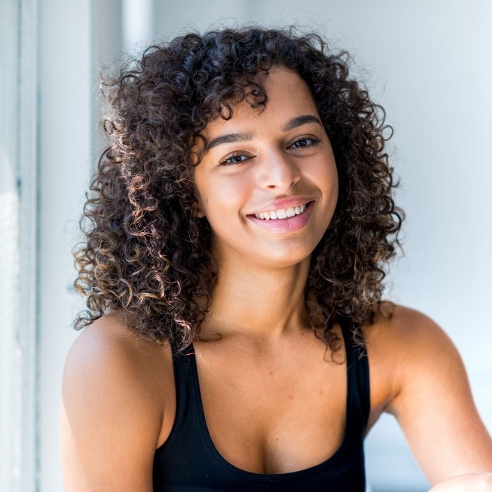 Defined Shoulder Length Curls Defined Shoulder Length Curls — Simple Curly Hair Cuts