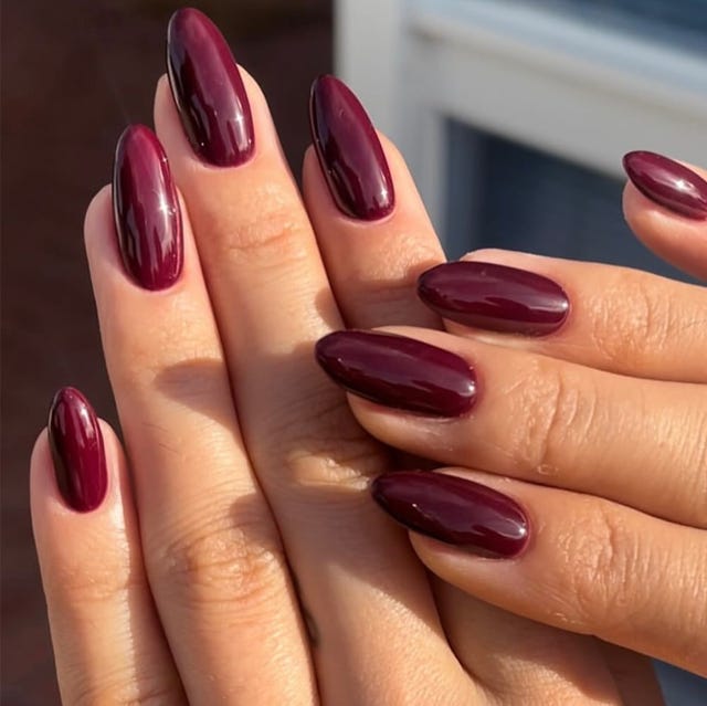 Dark Brown Gold Cat Eye Short Oval Nails Dark Brown Gold Cat Eye Short Oval Nails — Simple Gel Nails Colors