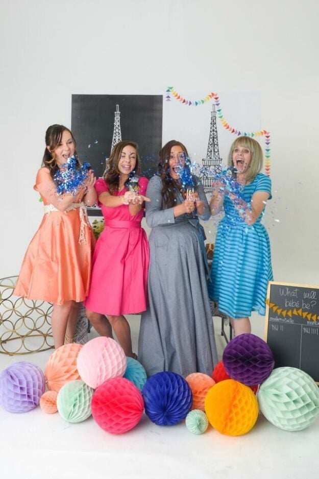 Assorted Dresses for a Gender Reveal Party Assorted Dresses for a Gender Reveal Party — Simple Gender Reveal Outfits