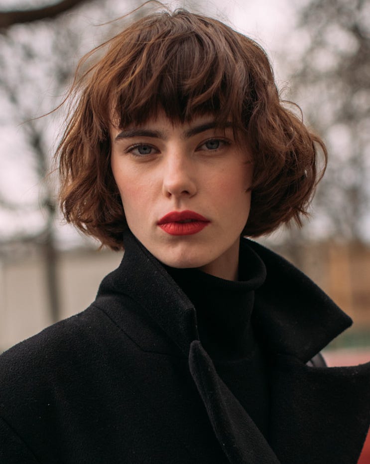 Choppy Bob With Tousled Fringe — Simple Haircuts for Thinning Hair