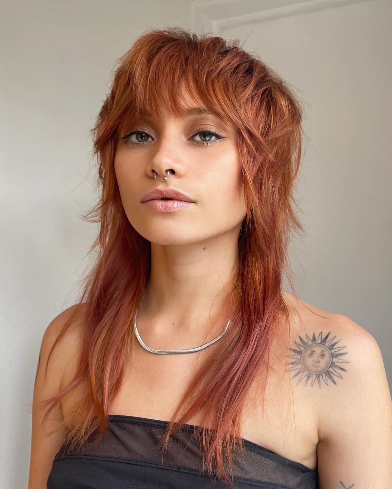 Copper Mullet With Pink Undertones Copper Mullet With Pink Undertones — Simple Mullet Hairstyles