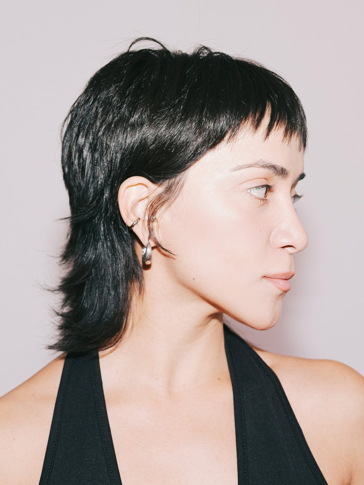 Shoulder Length Dark Brown Mullet Shoulder Length Dark Brown Mullet — Simple Mullet Hairstyles