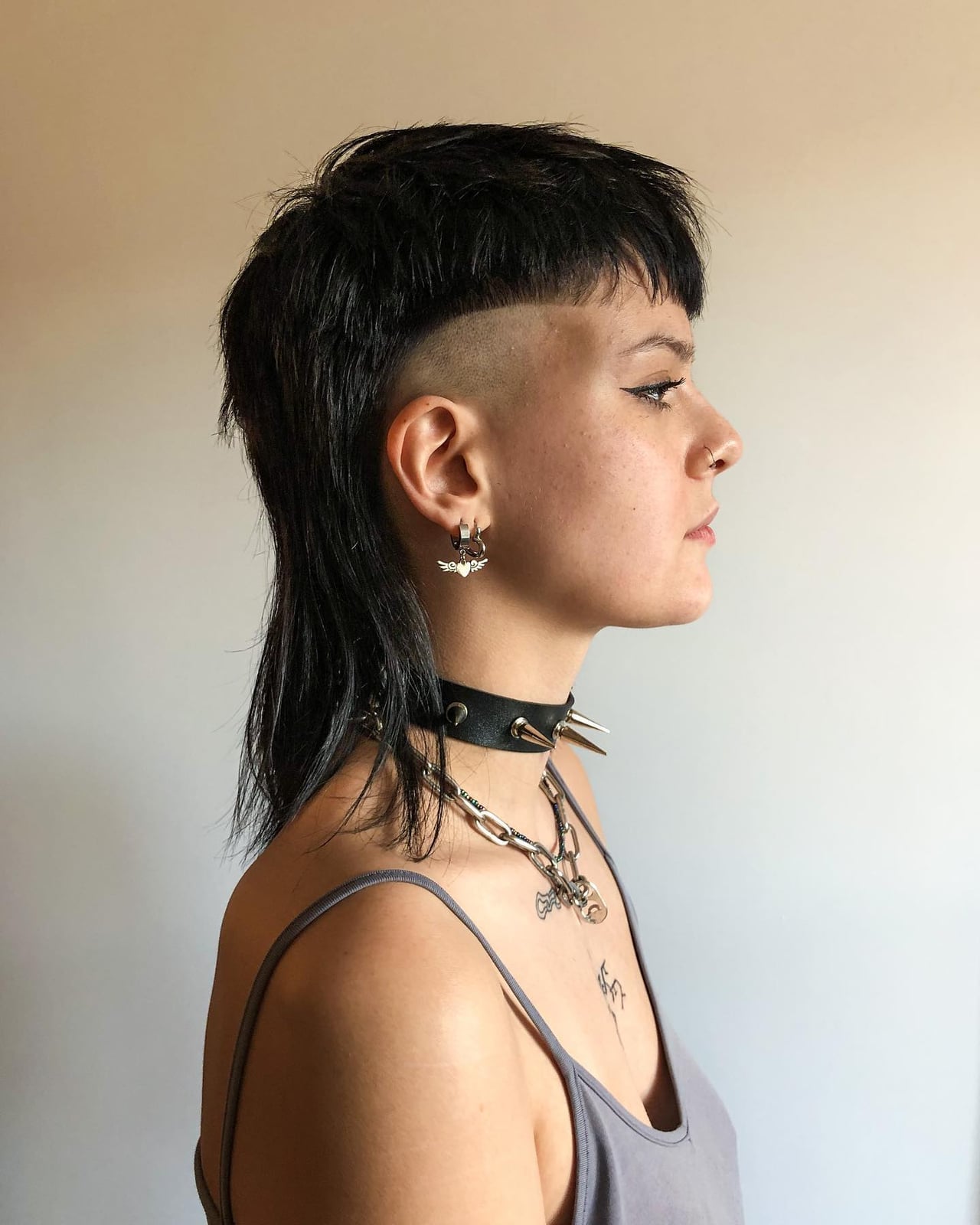 Black Mullet With Undercut Black Mullet With Undercut — Simple Mullet Hairstyles