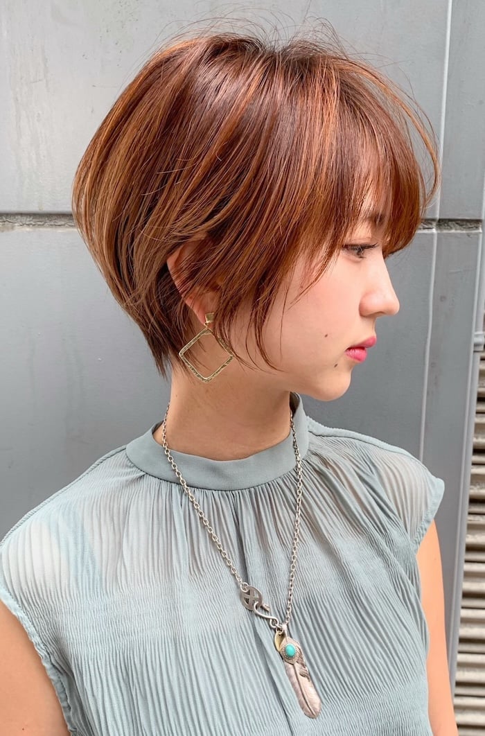Layered Pixie Bob Copper Rose Layered Pixie Bob Copper Rose — Simple Pixie Bob