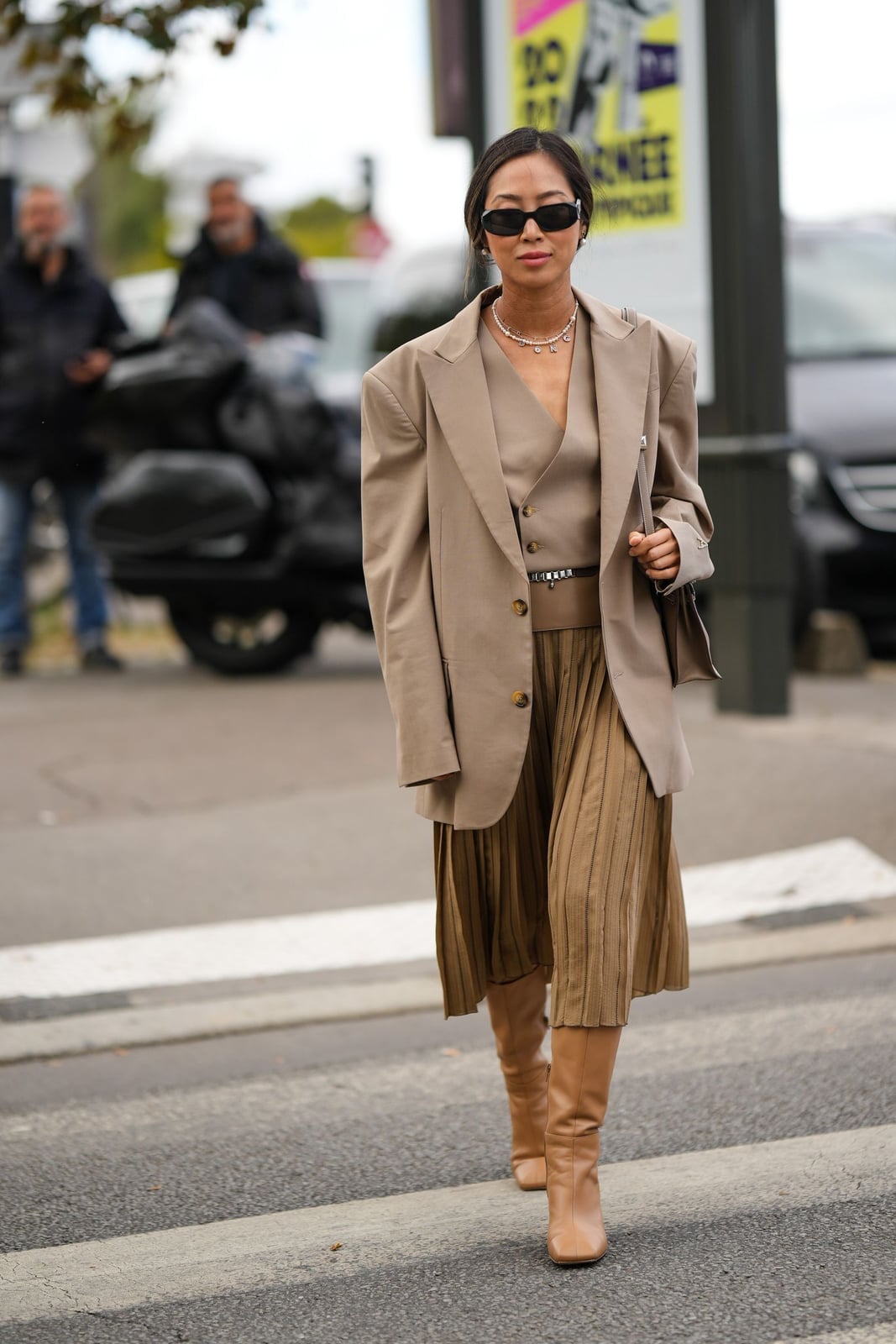 What To Wear With a Pleated Skirt, According to the Most Stylish Women We Know | Glamour