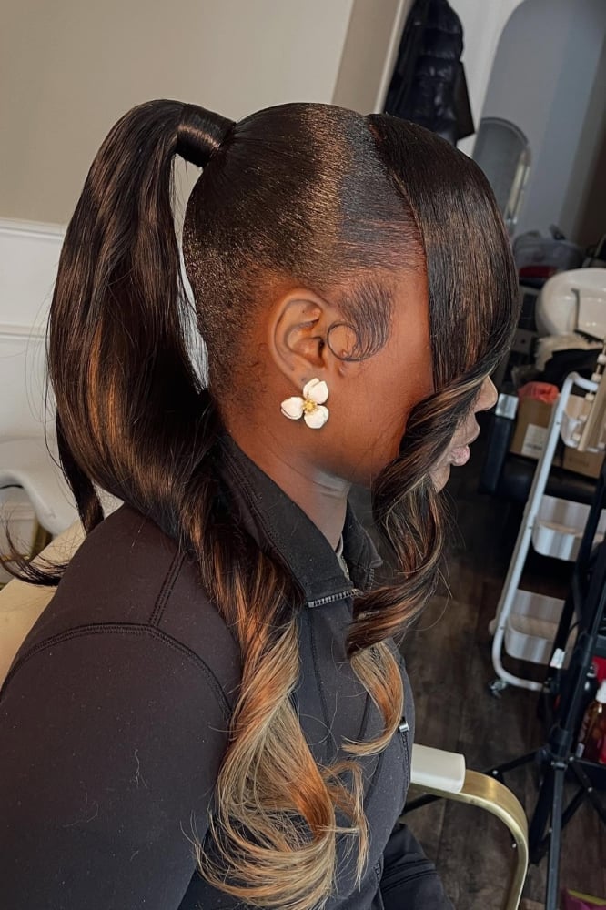 High Ponytail Loose Waves Face-Framing — Simple Pony Hairstyles