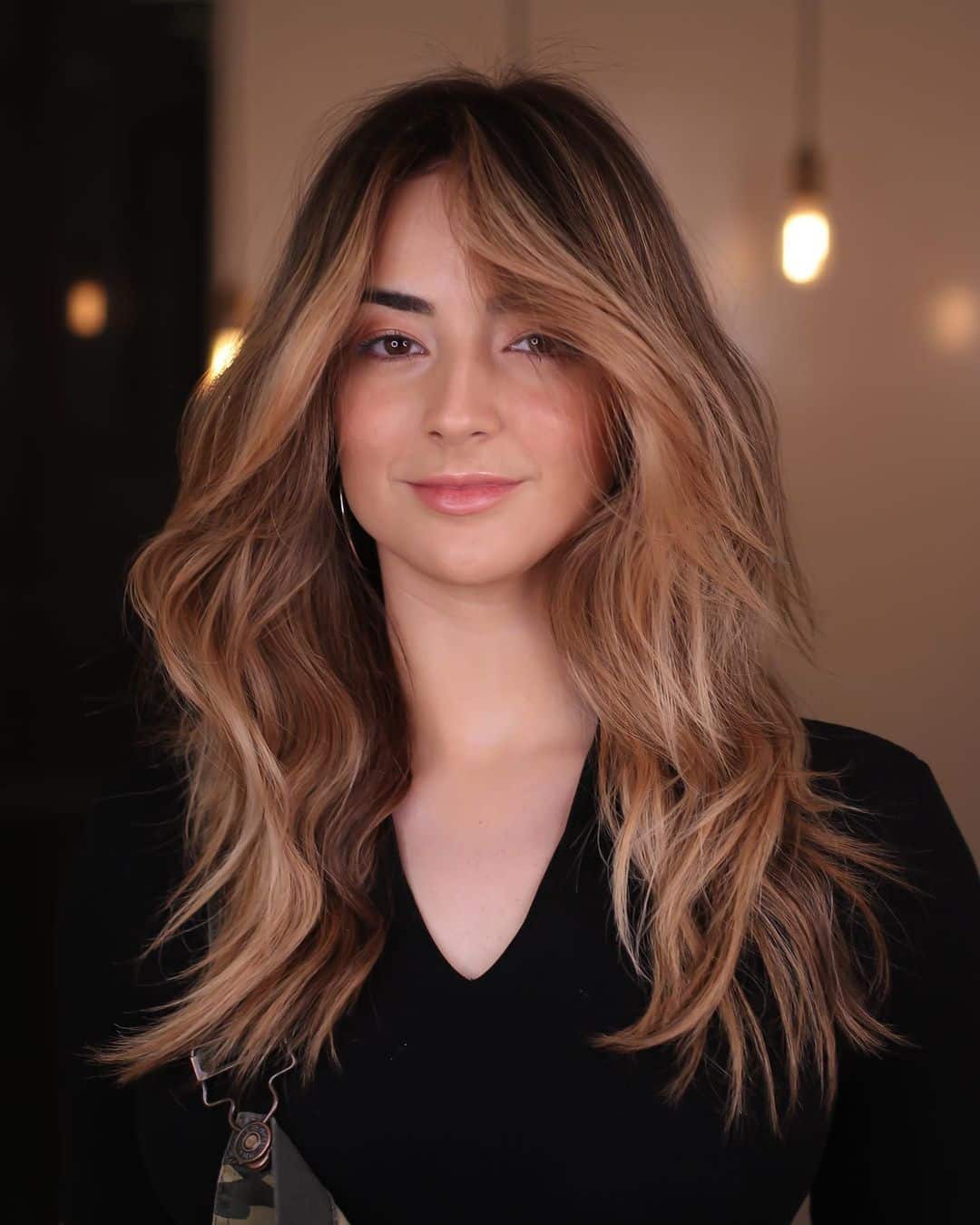 Mid-Back Shag Dark Blonde With Balayage Mid-Back Shag Dark Blonde With Balayage — Simple Shag Hairstyles