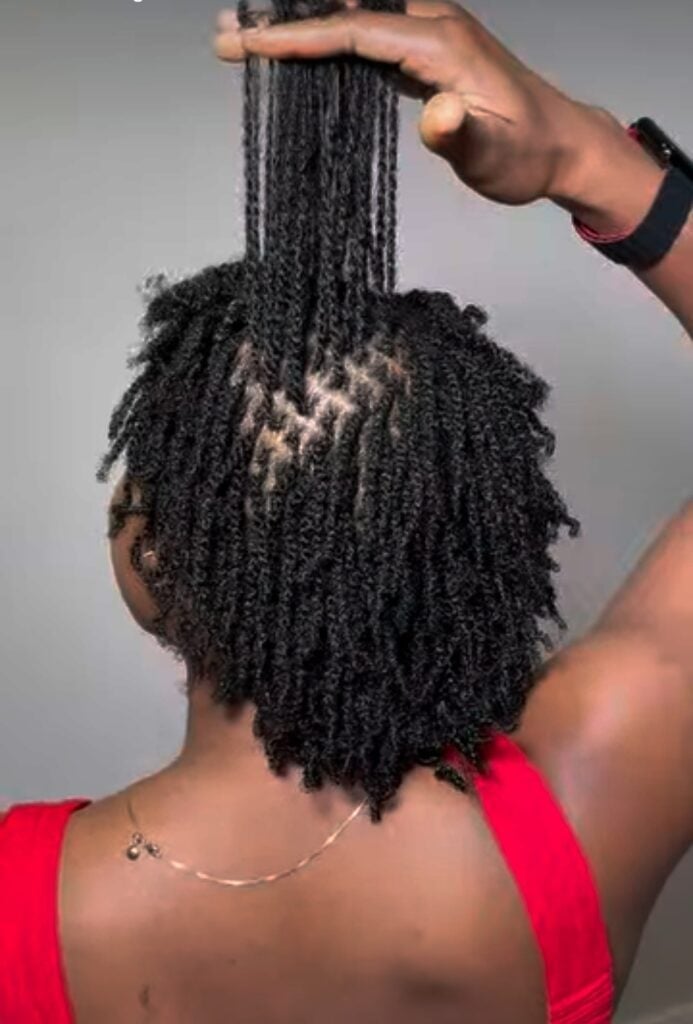 Long Dense Mid-Back Loose Locs Long Dense Mid-Back Loose Locs — Simple Starter Locs