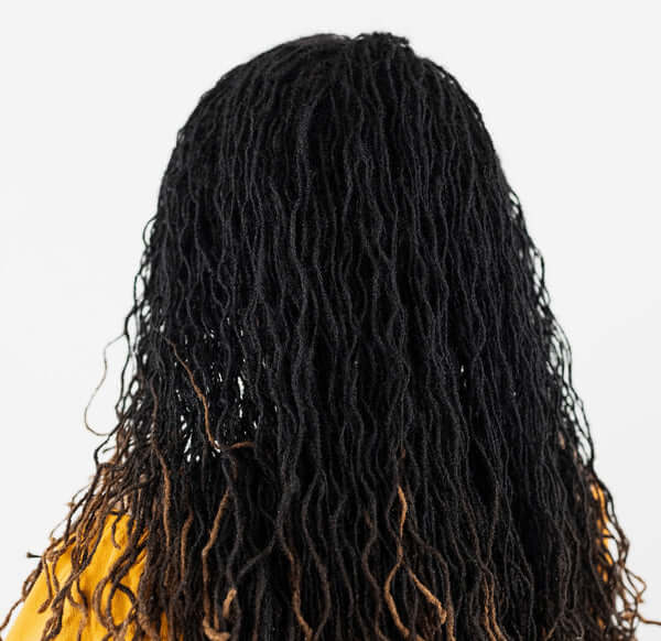 Mid-Back Air-Dried Micro Locs Mid-Back Air-Dried Micro Locs — Simple Starter Locs