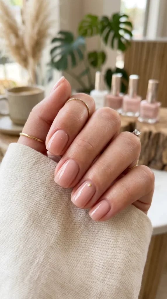 Short Square Silver Chrome Nails — Simple Trending Nails