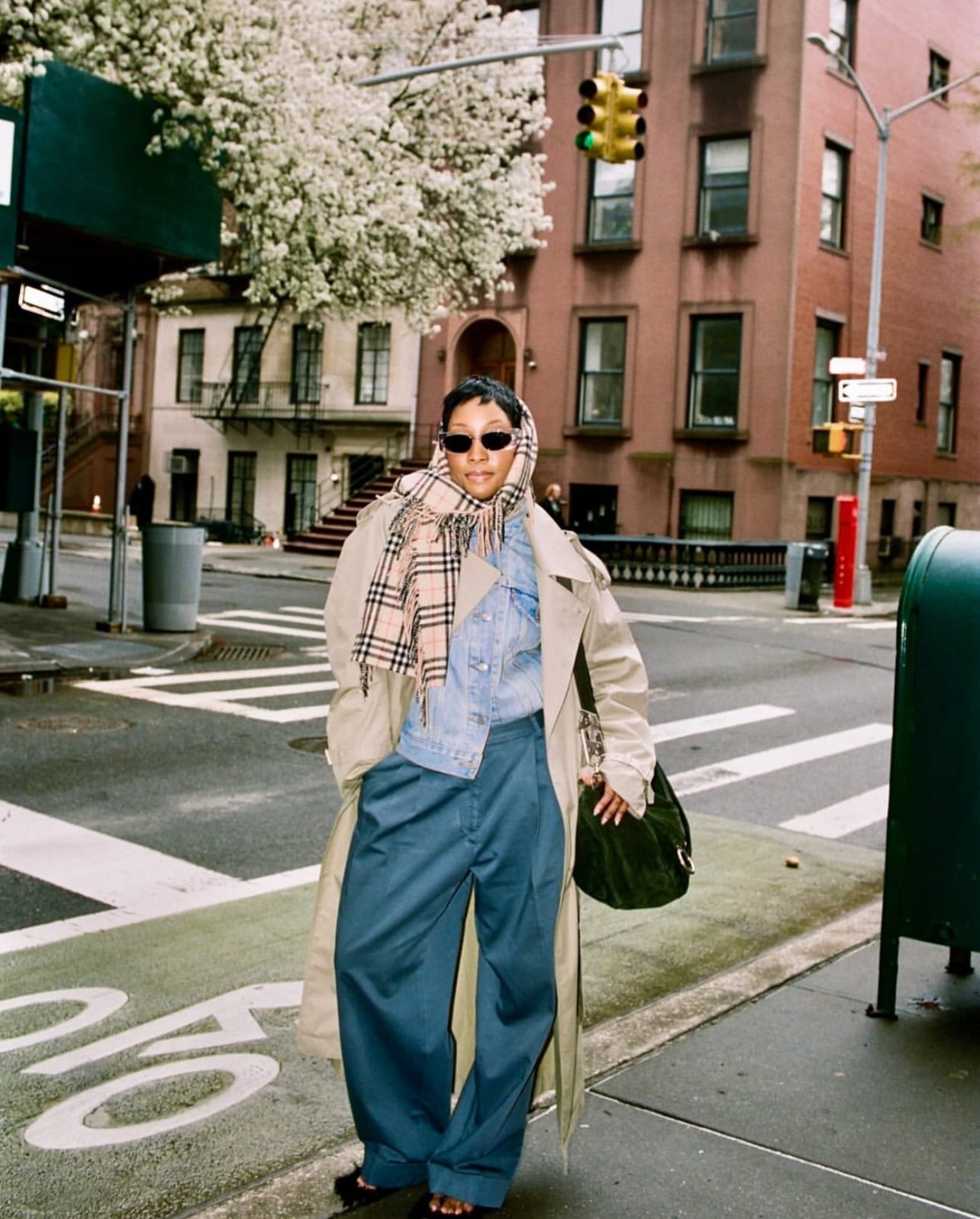 Layered Outerwear With Gray Wide Leg Trousers — Simple Weekend Outfits