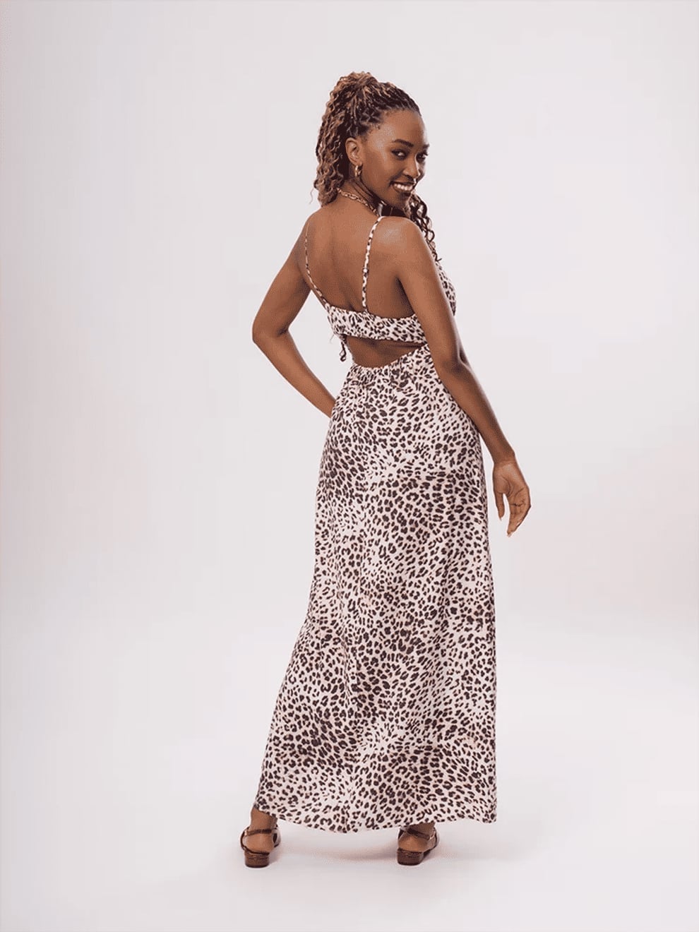 Flowy Leopard Print Maxi Dress Flowy Leopard Print Maxi Dress — Trendy Animal Print Outfits