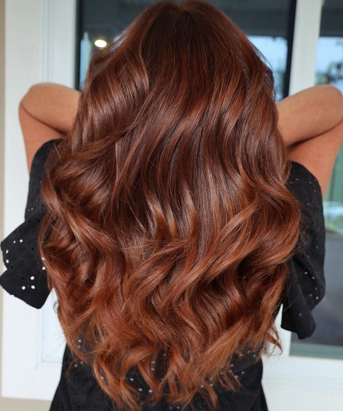Dark Auburn With Red Undertones Dark Auburn With Red Undertones — Trendy Auburn Hair Color