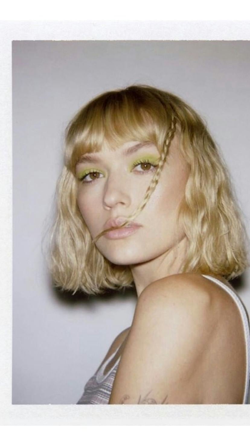 Chin Length Bob With Textured Bangs Chin Length Bob With Textured Bangs — Trendy Bangs Style