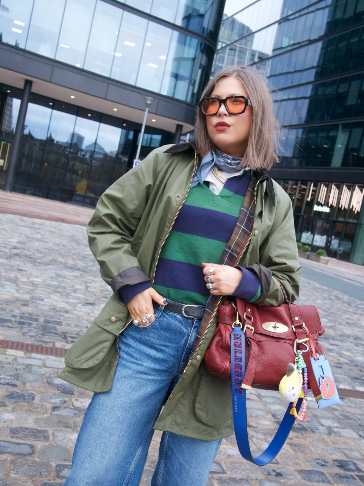 Olive Green Waxed Barn Jacket with Plaid Collar Olive Green Waxed Barn Jacket with Plaid Collar — Trendy Barn Jacket Outfit