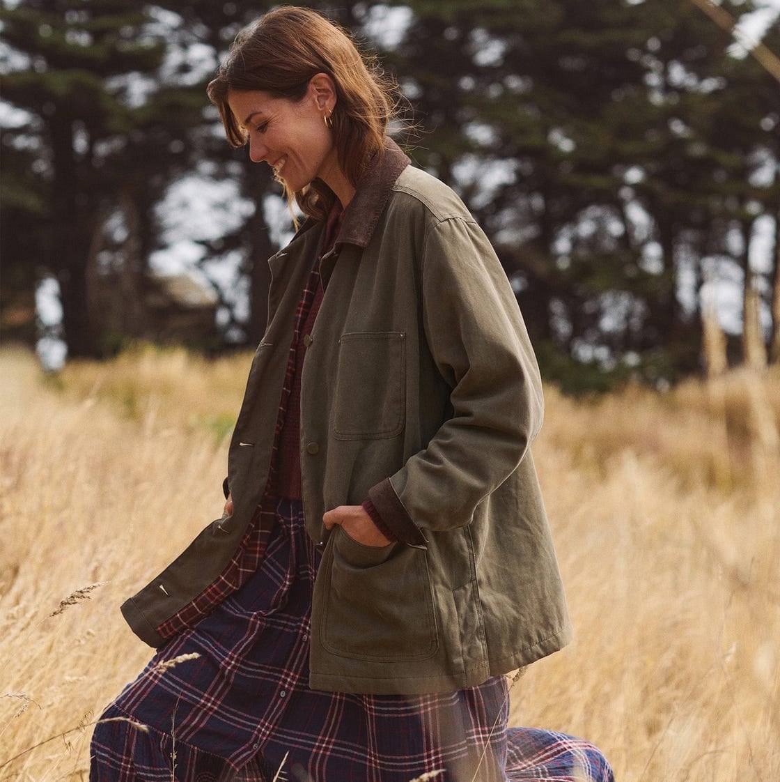 Olive Green Jacket with Corduroy Collar Olive Green Jacket with Corduroy Collar — Trendy Barn Jacket Outfit