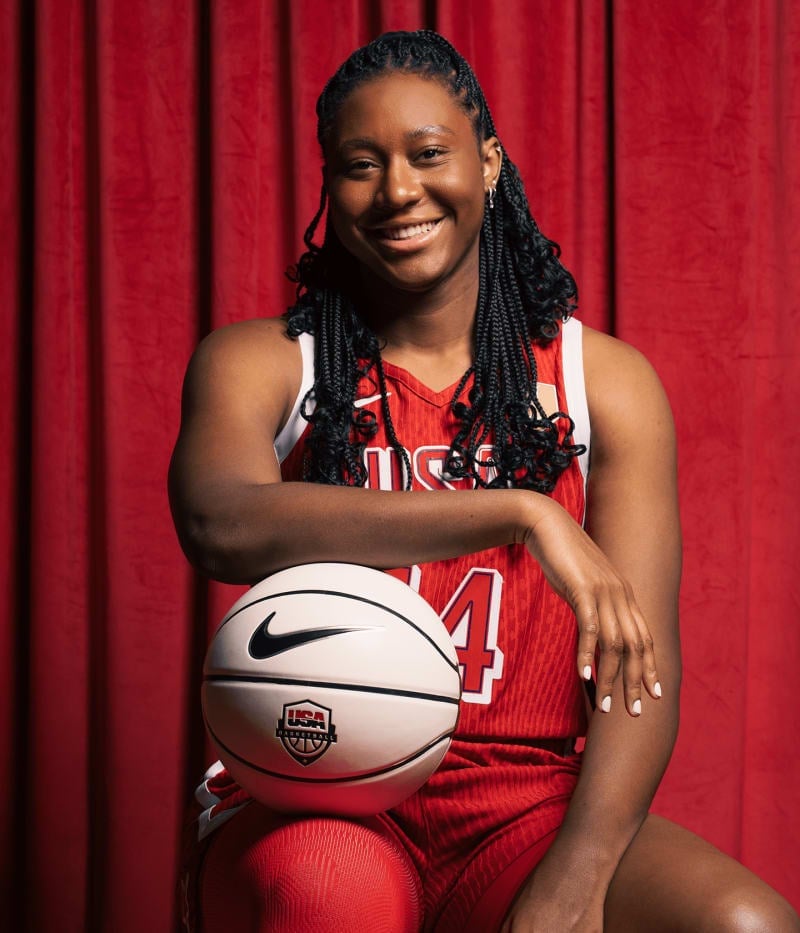 Shoulder-Length Black Braids — Trendy Basketball Hairstyles