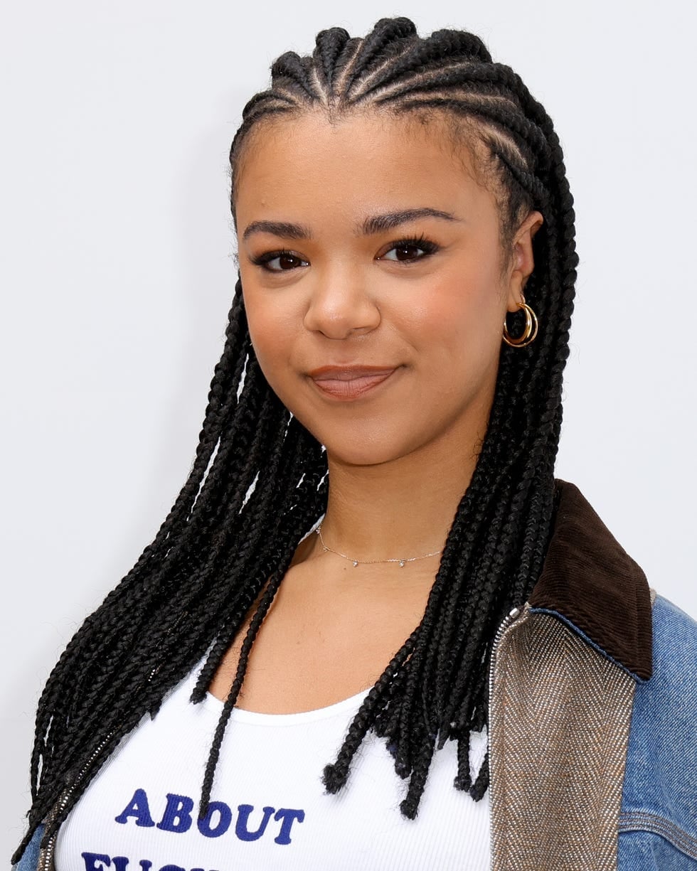 Shoulder Length Thick Box Braids, Black — Trendy Braids Wig