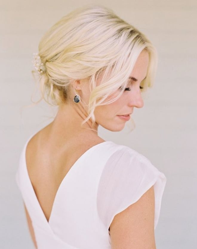Sleek Polished Low Bun — Trendy Bridal Hairstyles