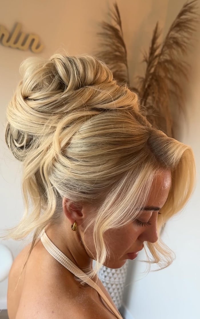 Voluminous Twisted Updo — Trendy Bridal Hairstyles