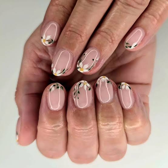 Tortoiseshell Striped French Almond Tortoiseshell Striped French Almond — Trendy Builder Gel Nails