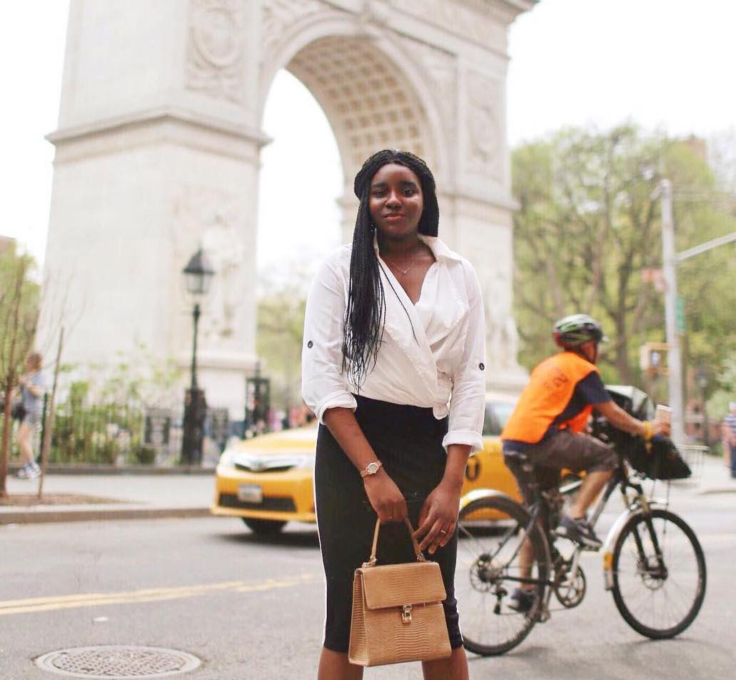 White Wrap Blouse with Black Pencil Skirt — Trendy Business Casual Outfits Black Women