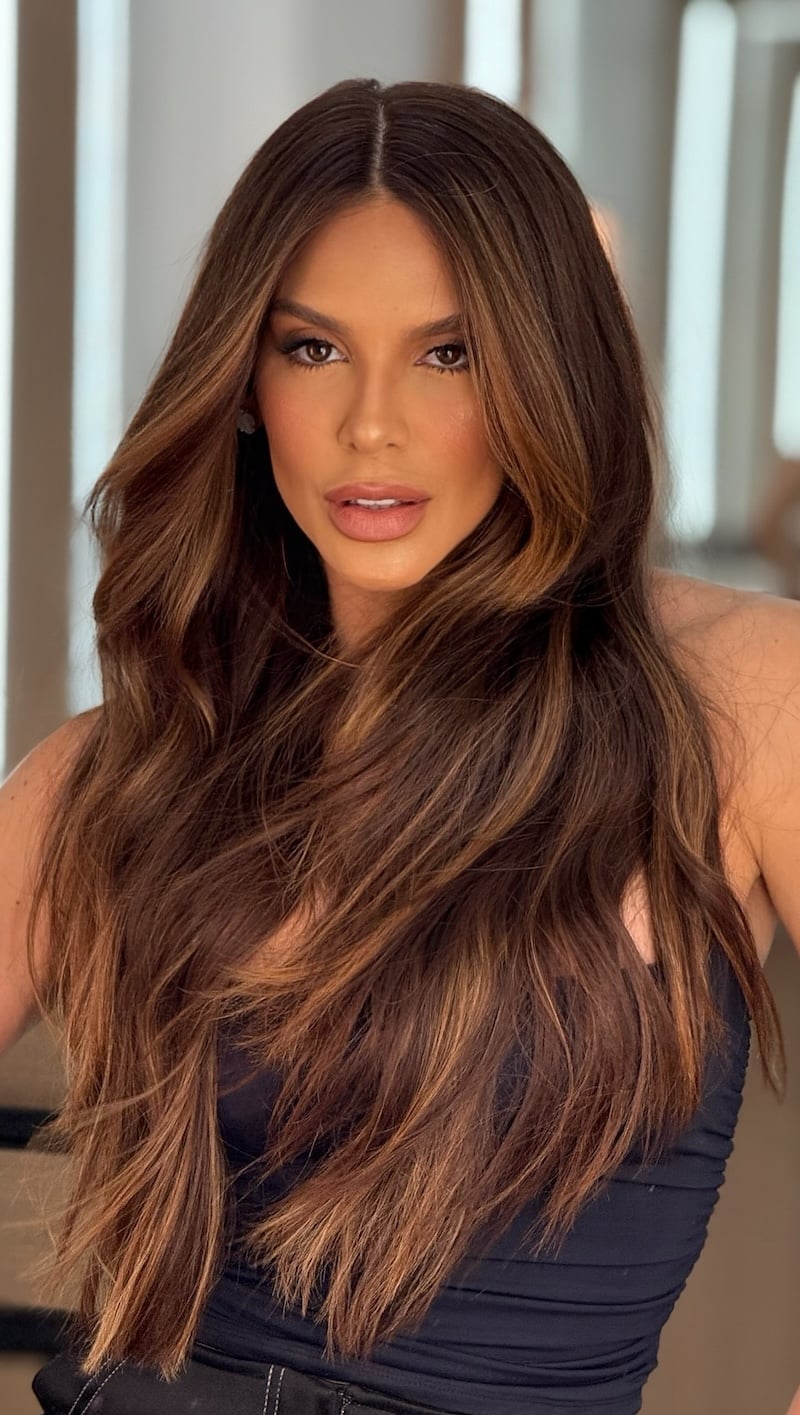 Mid-Back Espresso Brown With Subtle Caramel Lowlights Mid-Back Espresso Brown With Subtle Caramel Lowlights — Trendy Caramel Hair Color