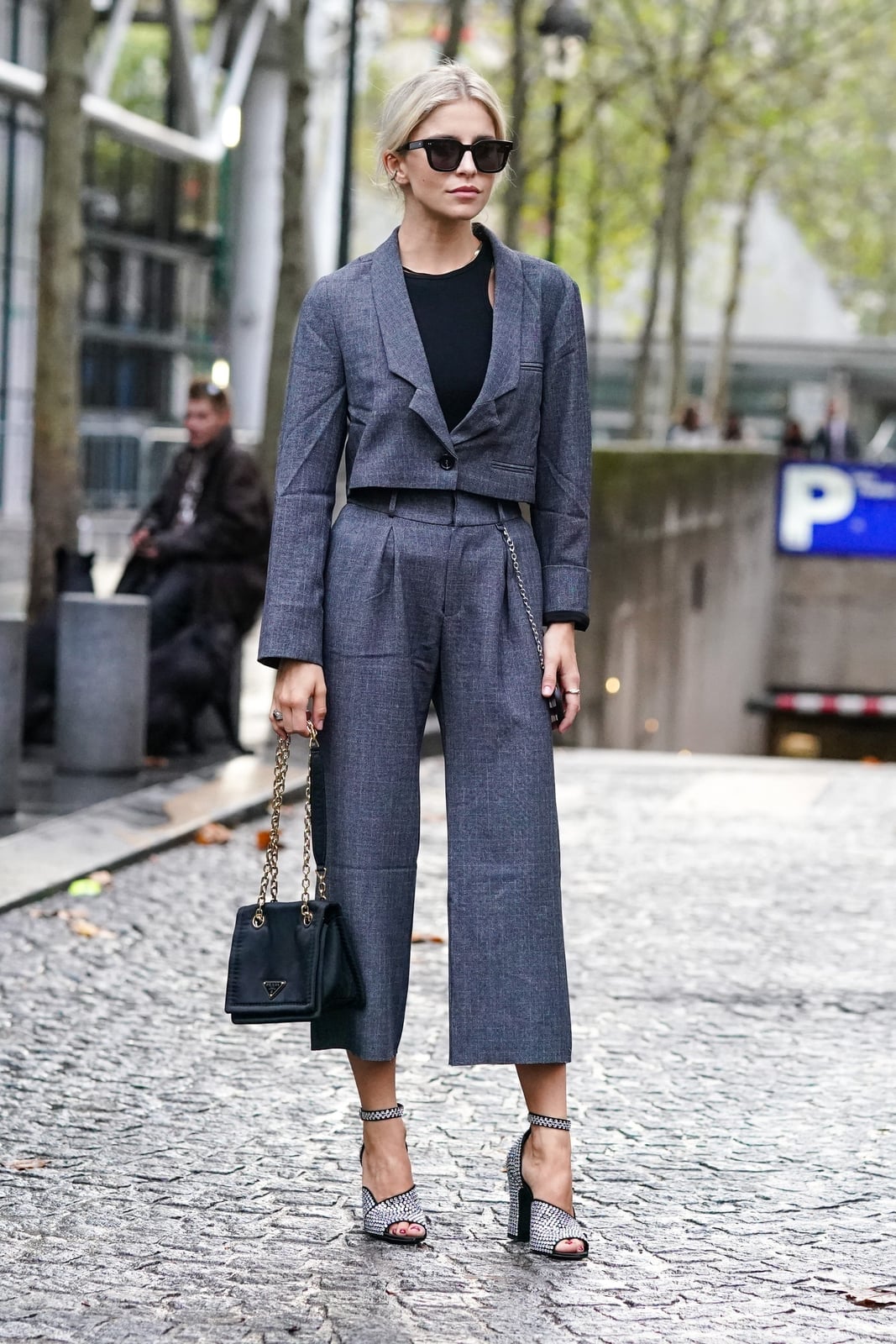 Matching Gray Blazer And Trousers Matching Gray Blazer And Trousers — Trendy Casual Birthday Outfit