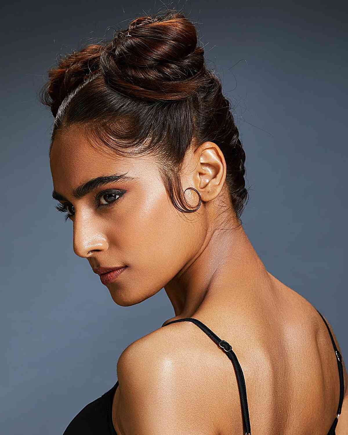 Collarbone Ash Blonde With Braid Crown — Trendy Cheer Hair
