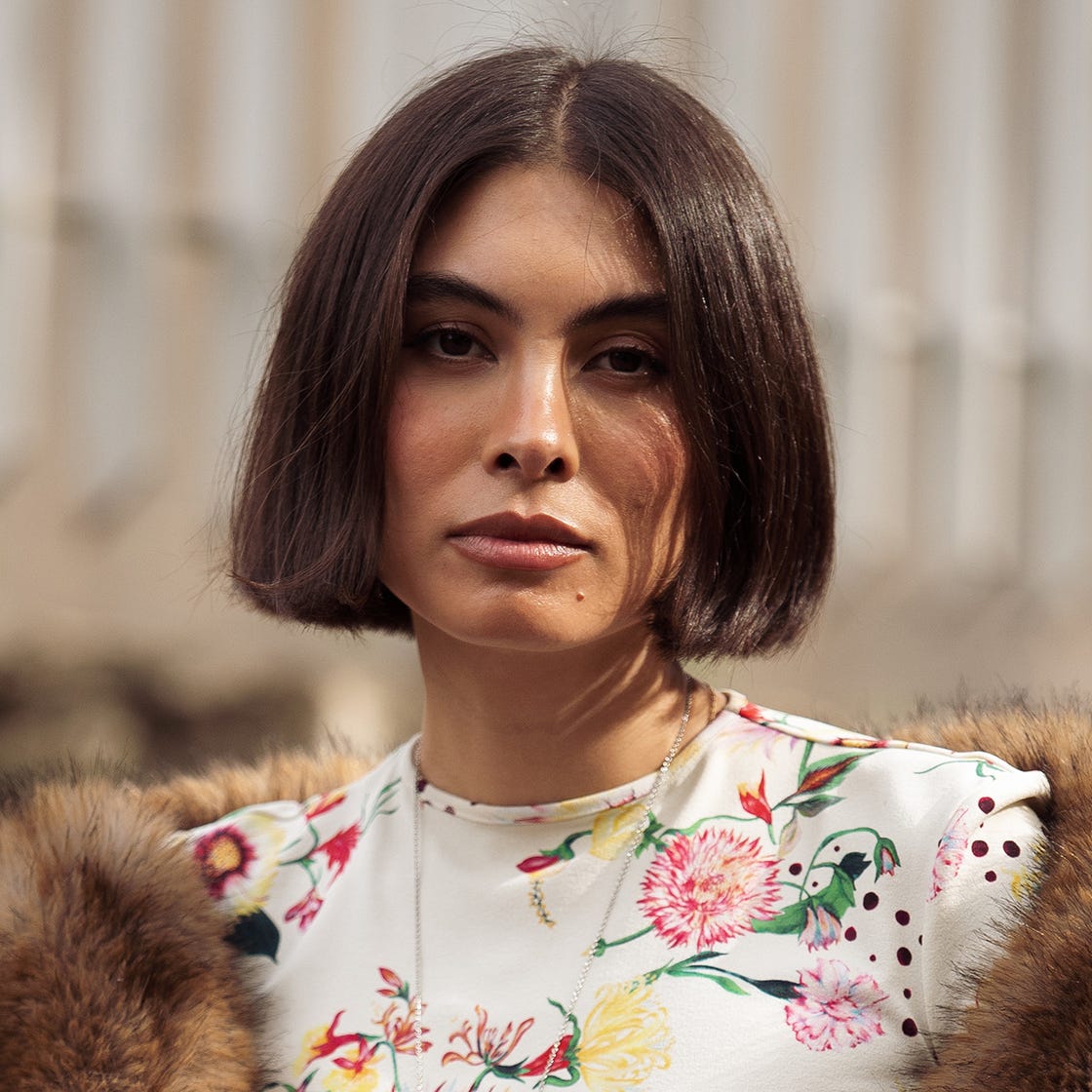 Dark Brown Bob With Balayage — Trendy Chin Length Hair