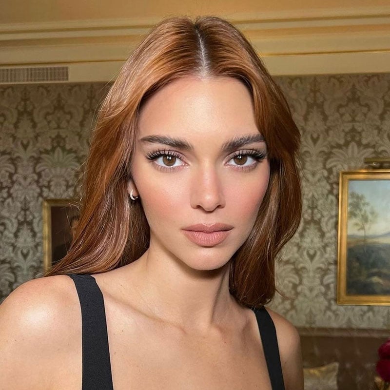 Shoulder Length Copper With Curtain Bangs Shoulder Length Copper With Curtain Bangs — Trendy Copper Hair