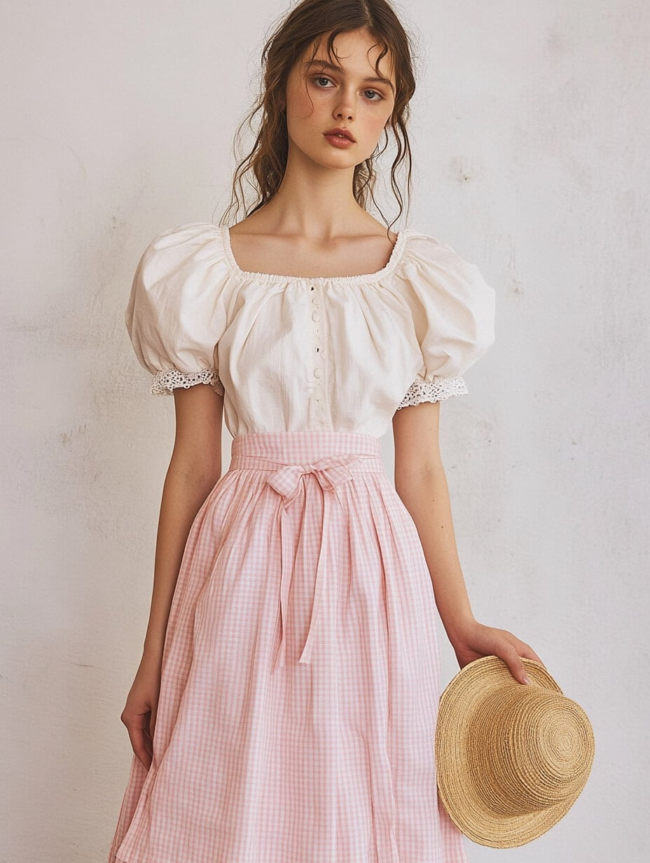 Pale Yellow Floral Midi Dress on Picnic Blanket Pale Yellow Floral Midi Dress on Picnic Blanket — Trendy Cottagecore Outfits