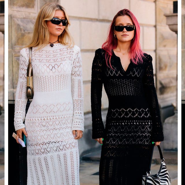 Contrasting Crochet Dresses for Day or Night — Trendy Crochet Outfits