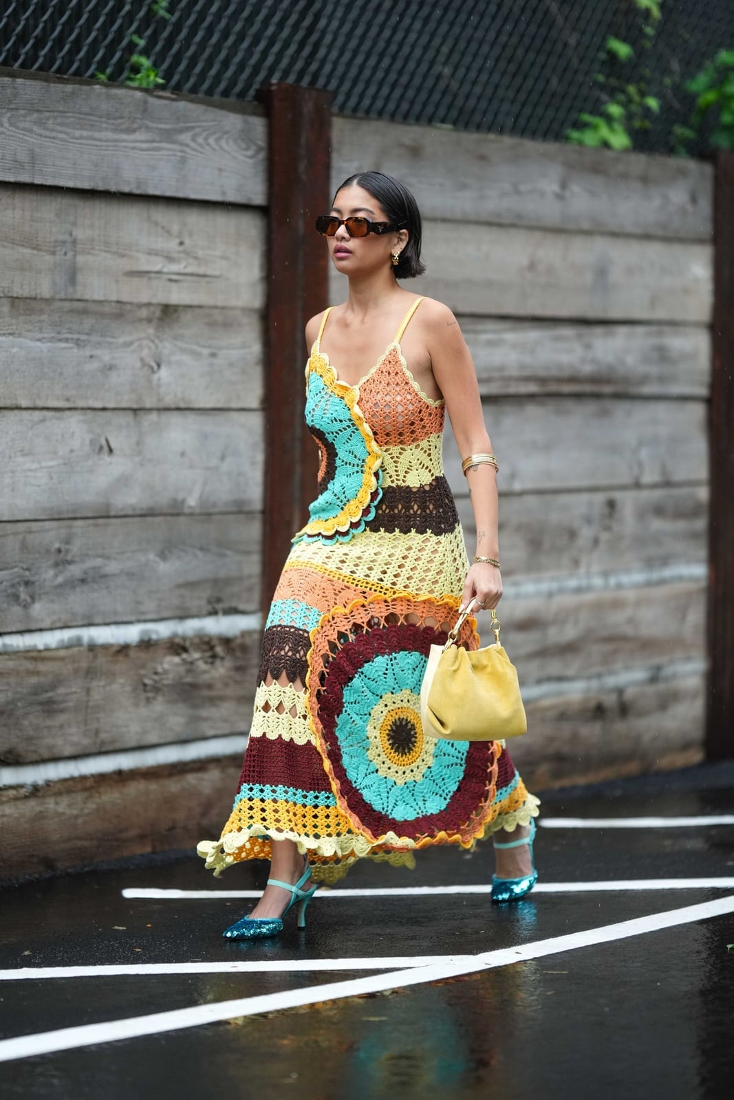Multicolor Crochet Dress for Festival Fun — Trendy Crochet Outfits
