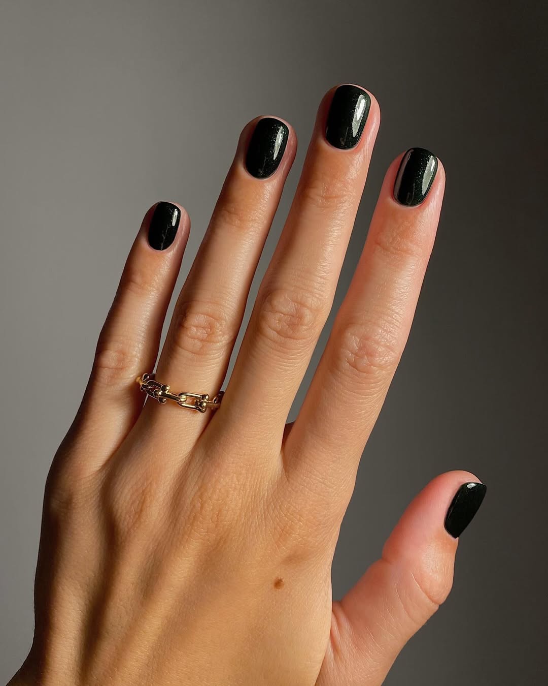 Matte Black Short Square Nails Matte Black Short Square Nails — Trendy Dark Nails