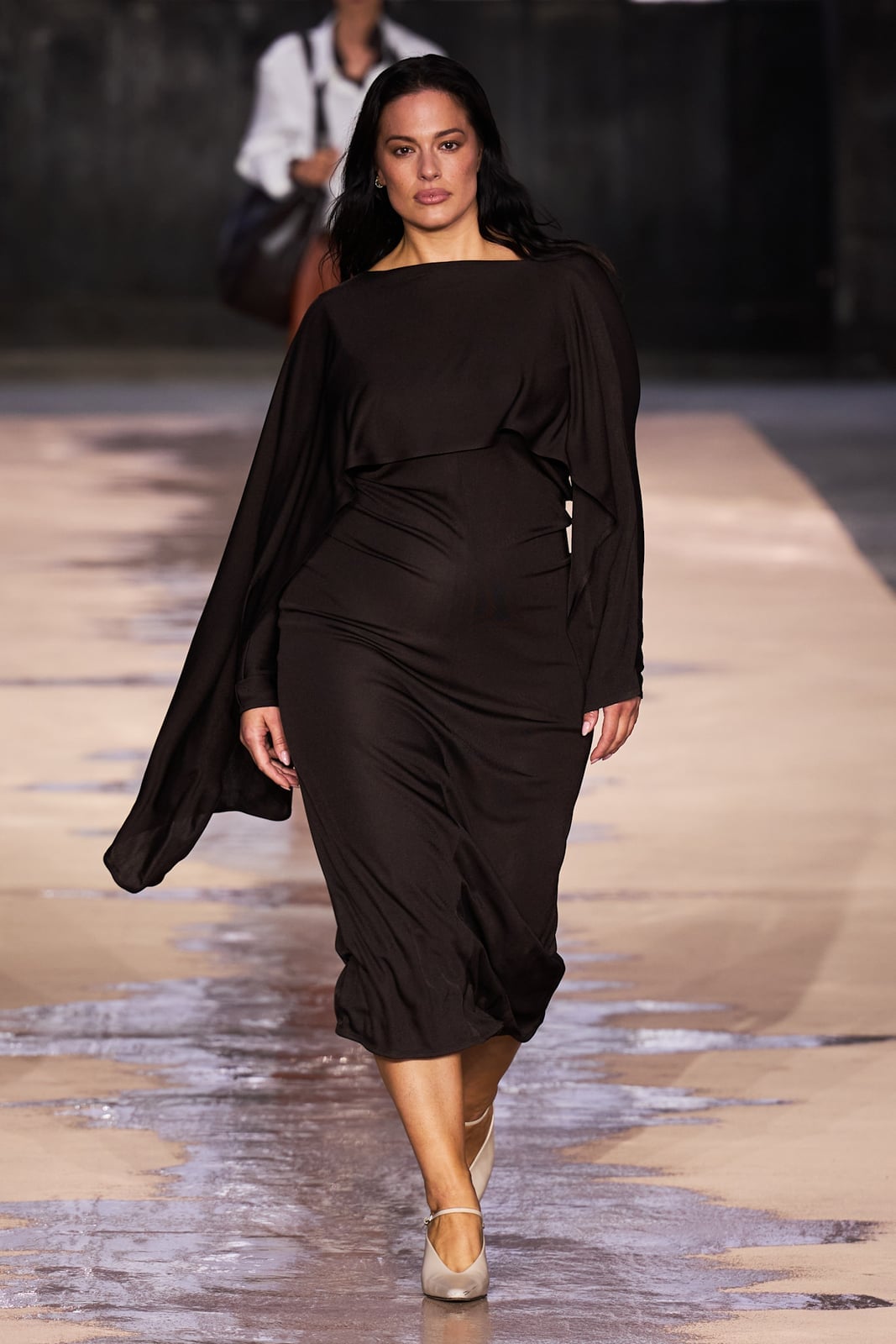 Dark Brown Maxi Dress with Cape Sleeves — Trendy Dress As Your Type