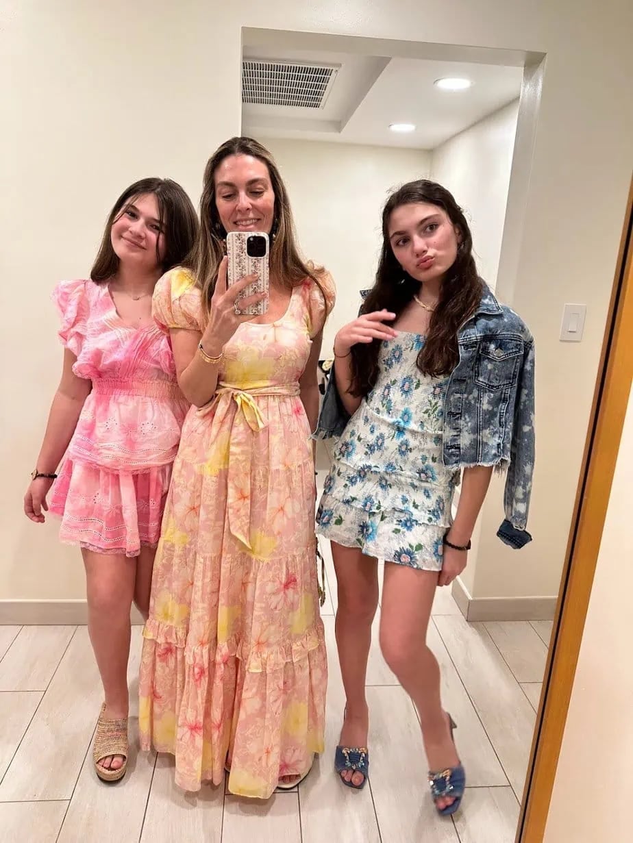 Assorted Floral Print and Eyelet Mini and Maxi Dresses, Close-Up Take Assorted Floral Print and Eyelet Mini and Maxi Dresses, Close-Up Take — Trendy Dresses for Teens