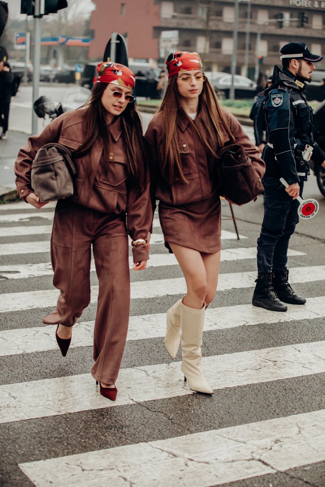 Monochromatic Brown Faux Suede Jacket and Skirt Set Monochromatic Brown Faux Suede Jacket and Skirt Set — Trendy Dresses for Teens