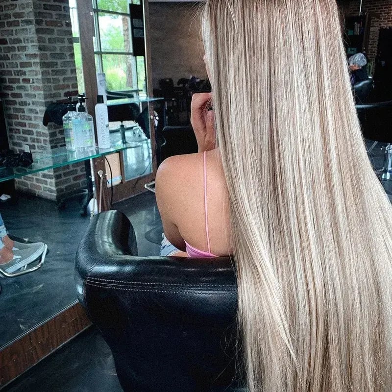Very Long Straight Blonde Hair Very Long Straight Blonde Hair — Trendy Extensions Hair